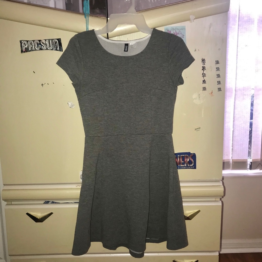 Grey Skater Dress